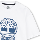 Camiseta bicolor con el logo TIMBERLAND 
                    NI&Ntilde;O