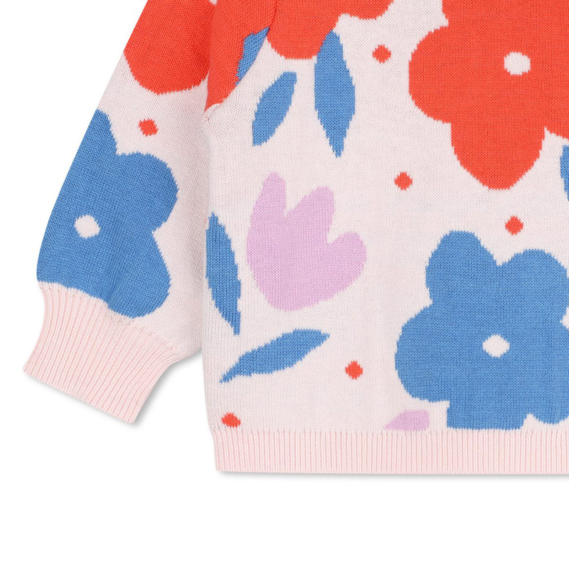 Jersey de punto floral CARREMENT BEAU 
                        NI&Ntilde;A