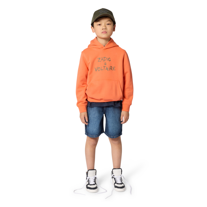 SUDADERA CON CAPUCHA ZADIG & VOLTAIRE 
                        NI&Ntilde;O