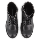 Bota de cordones a media ca&ntilde;a en piel de vacuno KARL LAGERFELD KIDS 
                    NI&Ntilde;A