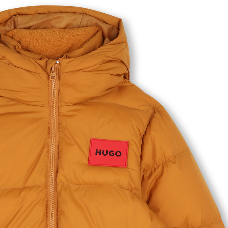 Chaqueta acolchada con capucha HUGO 
                        NI&Ntilde;O