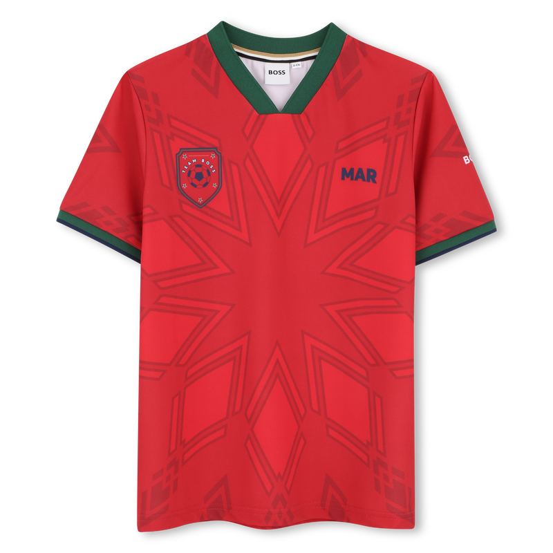 CAMISETA DE MANGA CORTA BOSS 
                        NI&Ntilde;O