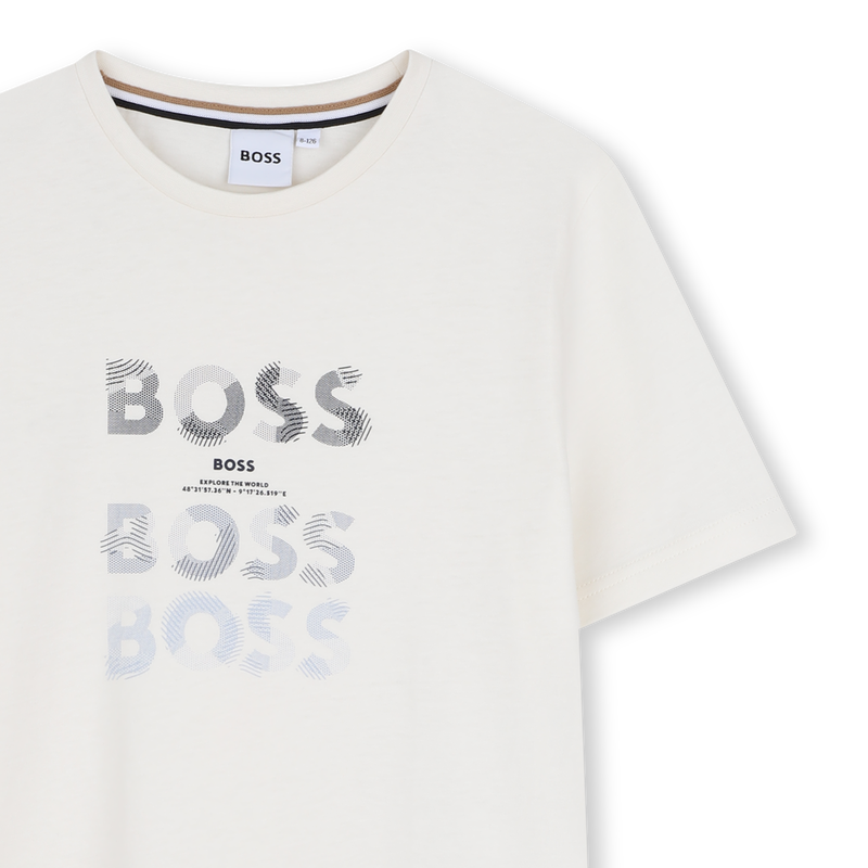 Camiseta de mangas cortas BOSS 
                        NI&Ntilde;O