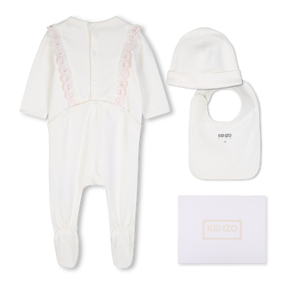 Conjunto de pijama, gorro y babero. KENZO KIDS NI&Ntilde;A