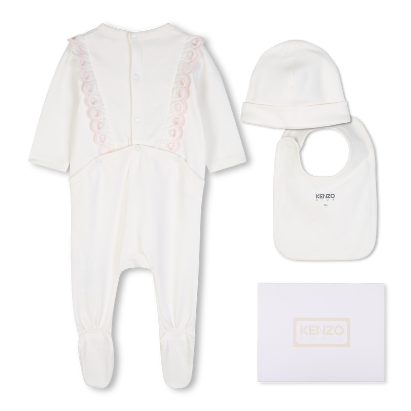 Conjunto de pijama, gorro y babero. KENZO KIDS 
                        NI&Ntilde;A