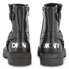 Botas biker de piel de vacuno DKNY 
                    NI&Ntilde;A