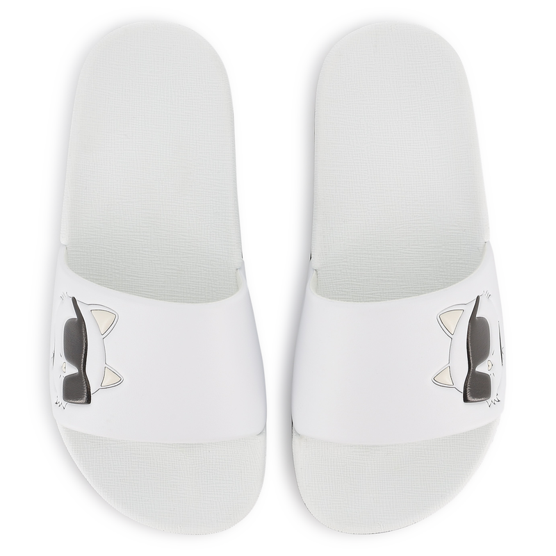 Chanclas con estampado KARL LARGERFELD KIDS 
                        NI&Ntilde;A