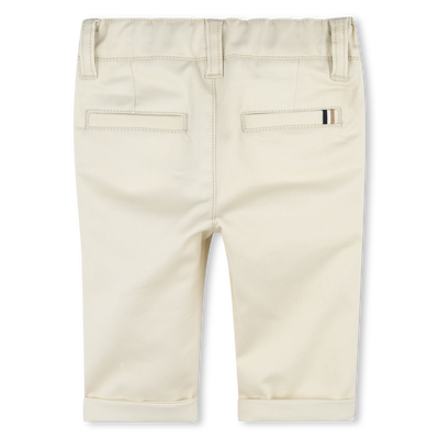 Pantal&oacute;n chino de sarga BOSS NI&Ntilde;O