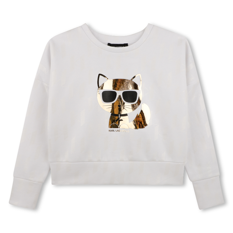 Sudadera de manga larga KARL LAGERFELD KIDS 
                        NI&Ntilde;A