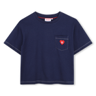 Camiseta de mangas cortas, MARINO, hi-res