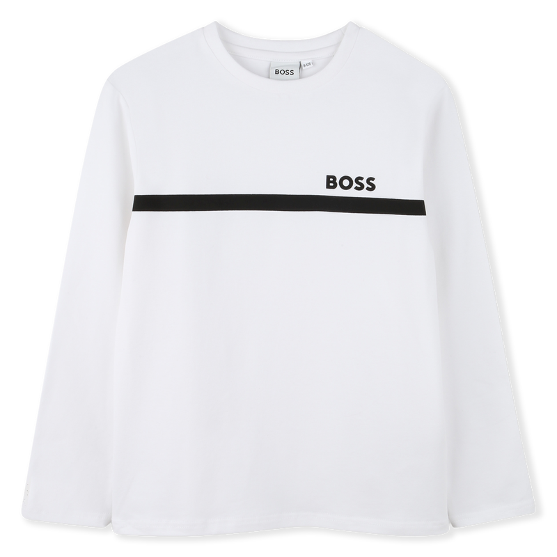CAMISETA DE MANGA LARGA BOSS 
                        NI&Ntilde;O