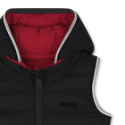 Plum&iacute;fero reversible sin mangas BOSS 
                    NI&Ntilde;O