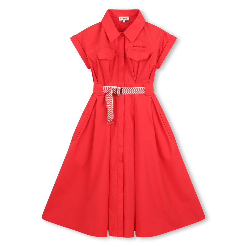 VESTIDO CAMISERO LANVIN 
                        NI&Ntilde;A