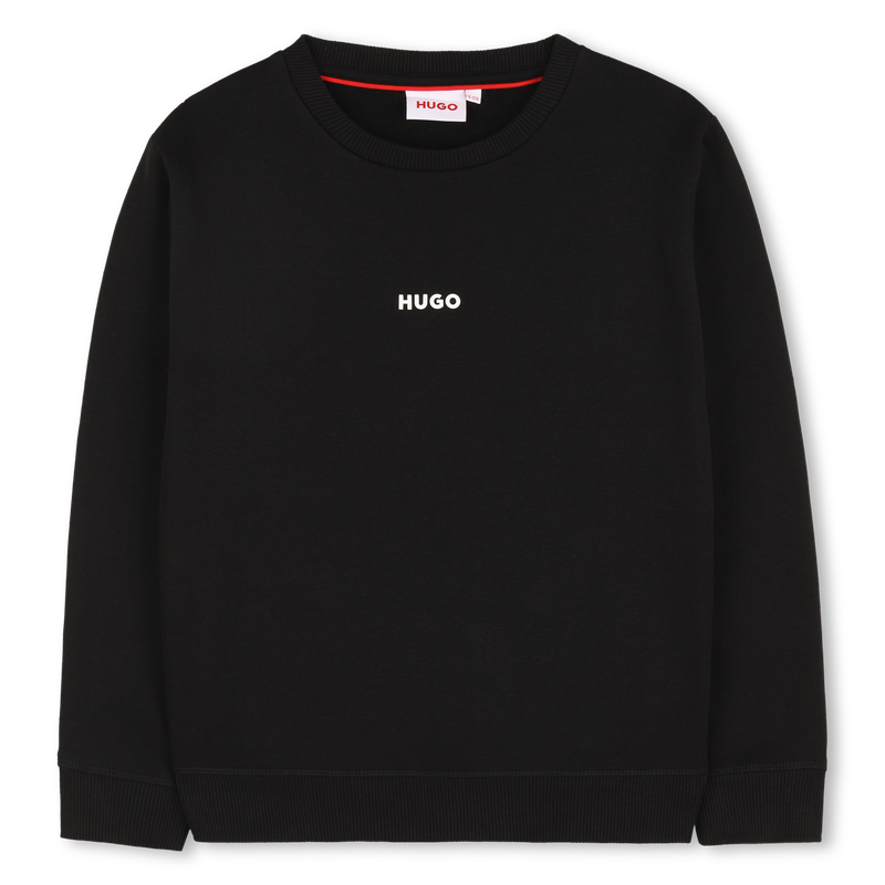 Sudadera de cuello redondo HUGO 
                        NIÑO