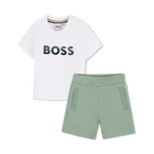 Conjunto de camiseta y bermudas BOSS 
                    NI&Ntilde;O
