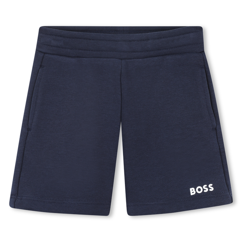 Pantal&oacute;n corto liso de mulet&oacute;n BOSS 
                        NI&Ntilde;O