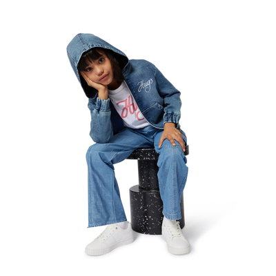 C&aacute;rdigan con capucha HUGO NI&Ntilde;A