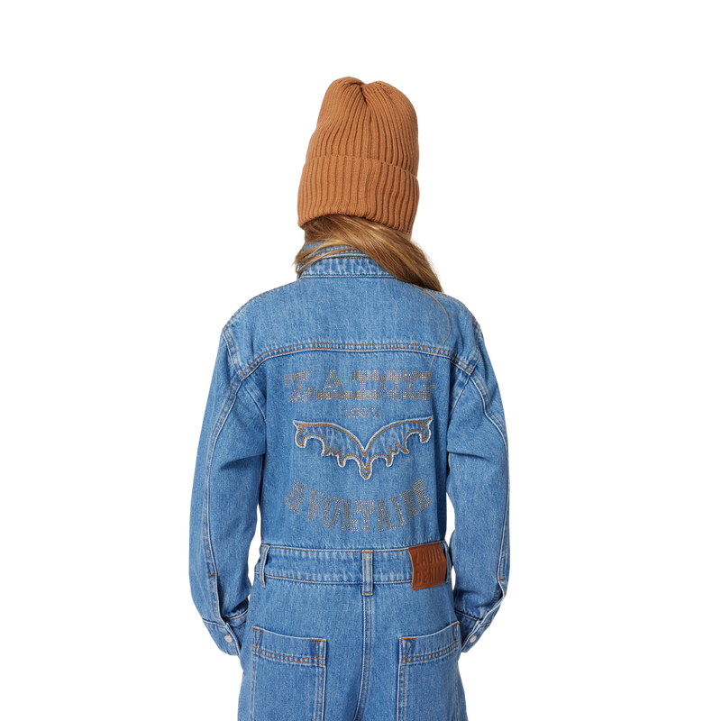 Mono vaquero con cuello camisero ZADIG & VOLTAIRE 
                        NI&Ntilde;A