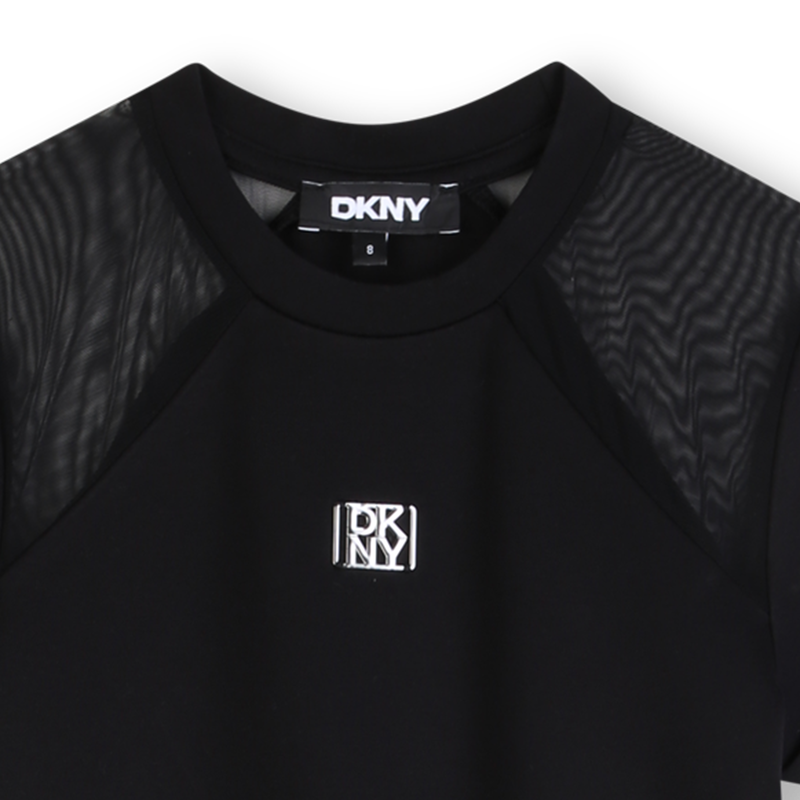 VESTIDO MANGA CORTA DKNY 
                        NI&Ntilde;A