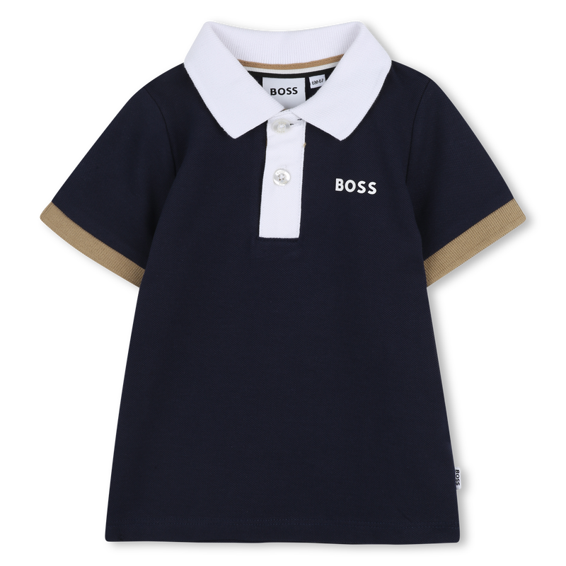 POLO DE MANGA CORTA BOSS 
                        NI&Ntilde;O