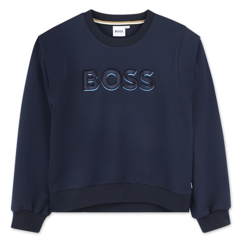 Su&eacute;ter bordado BOSS 
                        NI&Ntilde;A