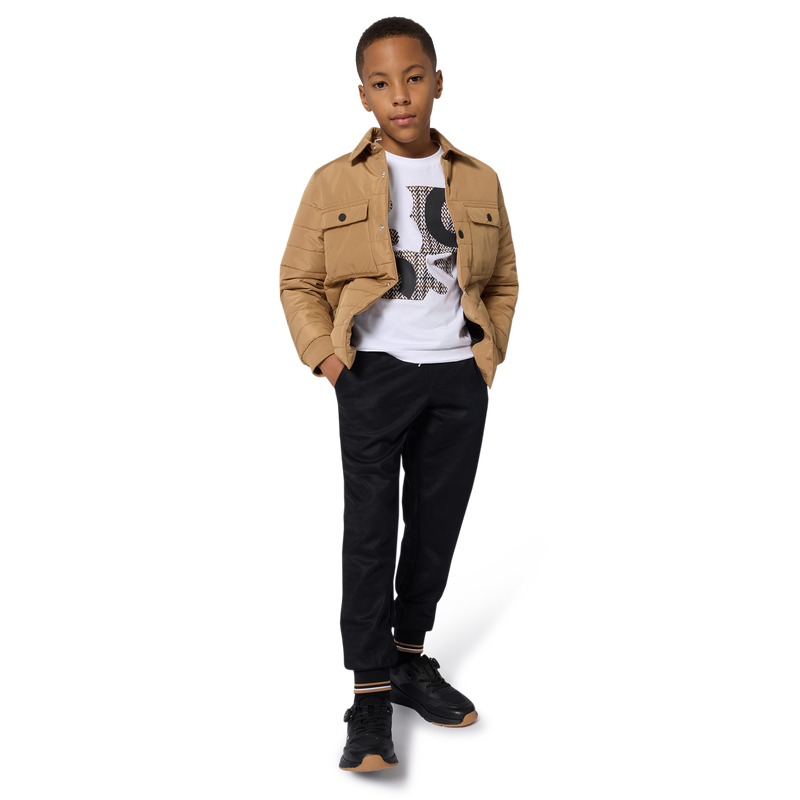 Zapatillas con cordones el&aacute;sticos BOSS 
                        NI&Ntilde;O