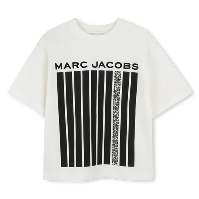 Camiseta de algod&oacute;n bicolor MARC JACOBS NI&Ntilde;O