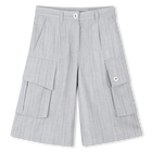 Pantal&oacute;n corto de rayas DKNY 
                    NI&Ntilde;A