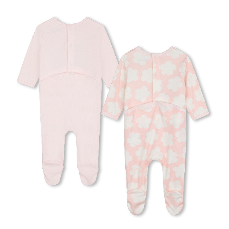 Pack de 2 pijamas de algod&oacute;n KENZO KIDS 
                        UNISEXO