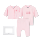 Conjunto de pantal&oacute;n, c&aacute;rdigan y camiseta BOSS 
                    NI&Ntilde;A