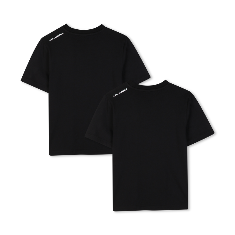Lote de 2 camisetas KARL LAGERFELD KIDS 
                        NI&Ntilde;O