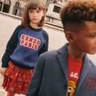 Falda con volantes estampada KENZO KIDS 
                    NI&Ntilde;A