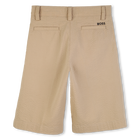 Bermudas en tejido ligero en relieve BOSS 
                    NI&Ntilde;O