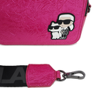 Bolso de mano textil recubierto de arrugas KARL LAGERFELD KIDS 
                    NI&Ntilde;A