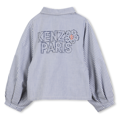 Blusa de algodón a rayas KENZO KIDS NIÑA