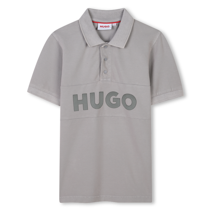 Polo de piqu&eacute; y manga corta HUGO 
                        NI&Ntilde;O