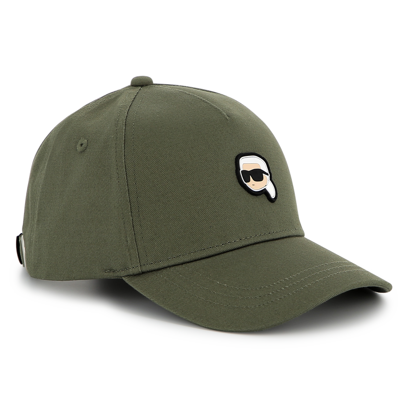Gorra ajustable de algod&oacute;n KARL LAGERFELD KIDS 
                        NI&Ntilde;O