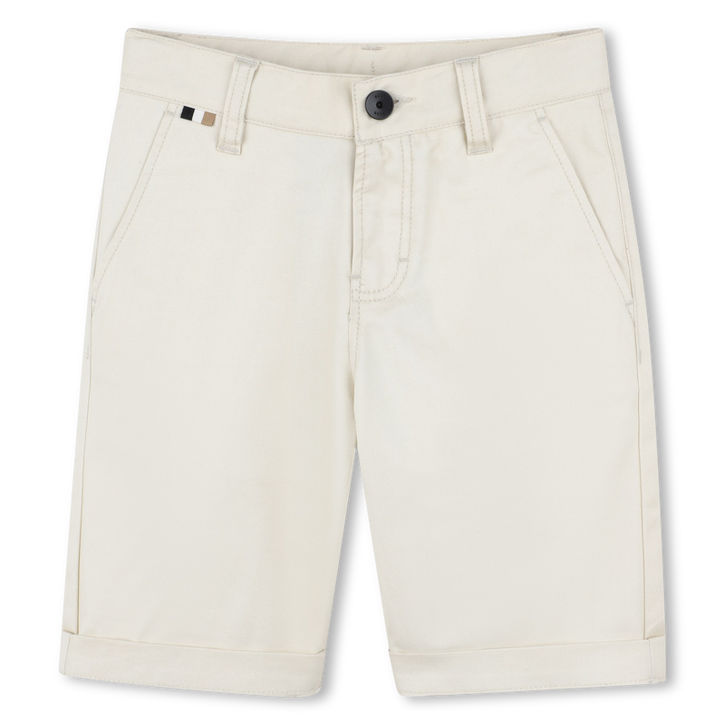 Bermudas corte chino con forro BOSS 
                        NI&Ntilde;O