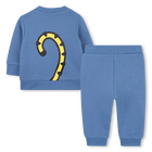Sudadera y pantal&oacute;n en felpa KENZO KIDS 
                    UNISEXO