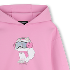 Vestido con capucha KARL LAGERFELD KIDS 
                    NI&Ntilde;A