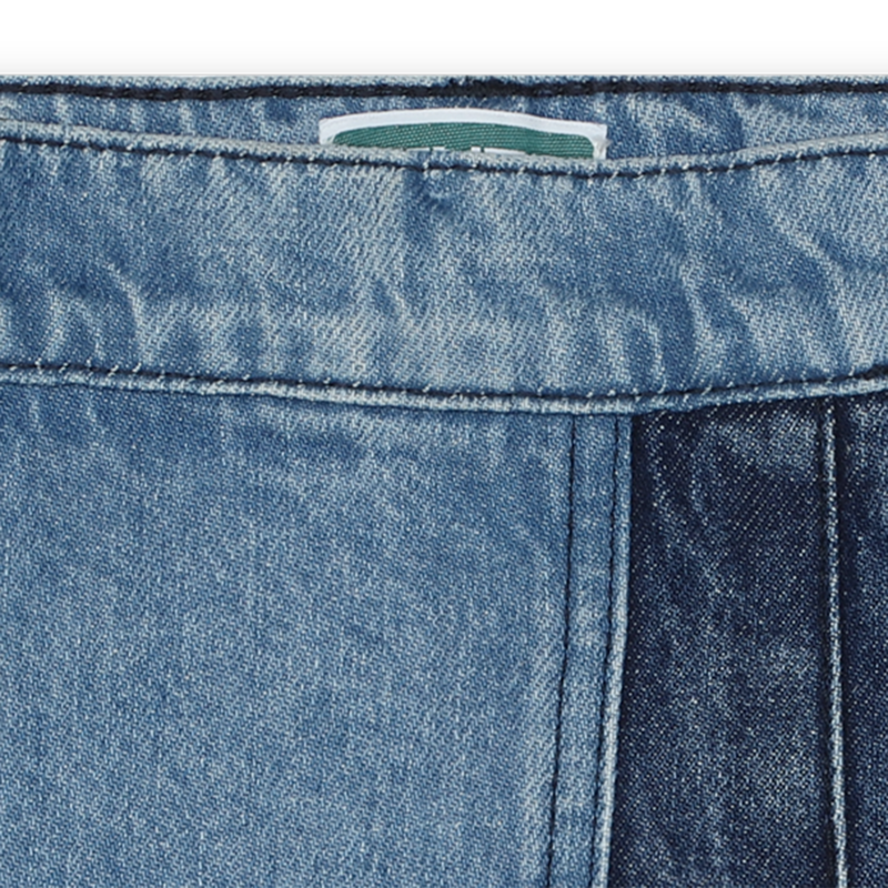 Pantal&oacute;n corto vaquero bordado KENZO KIDS 
                        NI&Ntilde;A