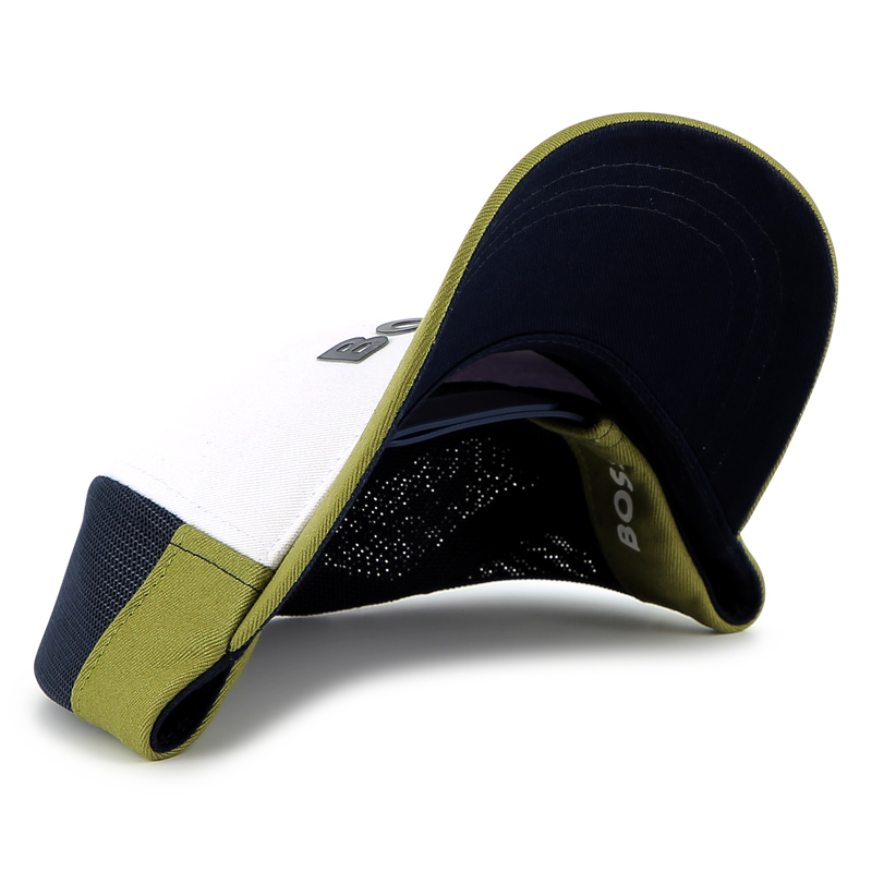 Gorra ajustable de algod&oacute;n BOSS 
                        NI&Ntilde;O