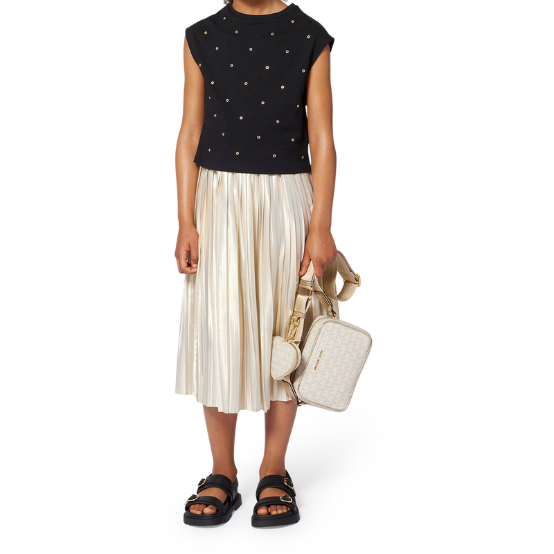 Camiseta algod&oacute;n de ceremonia MICHAEL KORS 
                        NI&Ntilde;A