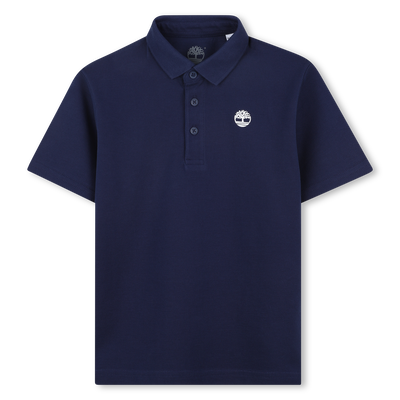 Polo liso con logo en el pecho TIMBERLAND NI&Ntilde;O
