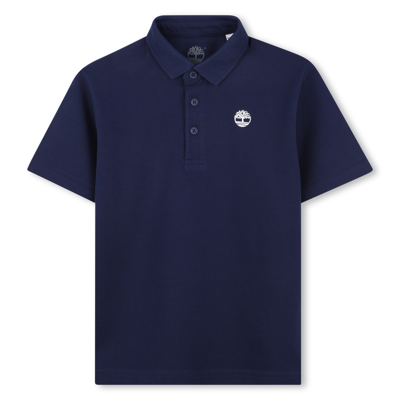 Polo liso con logo en el pecho TIMBERLAND 
                        NI&Ntilde;O