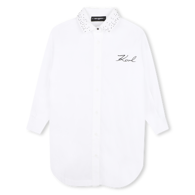 Vestido camisa KARL LAGERFELD KIDS NI&Ntilde;A