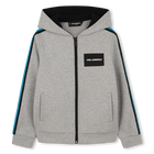 Sudadera con capucha con cremallera KARL LAGERFELD KIDS 
                    NI&Ntilde;O