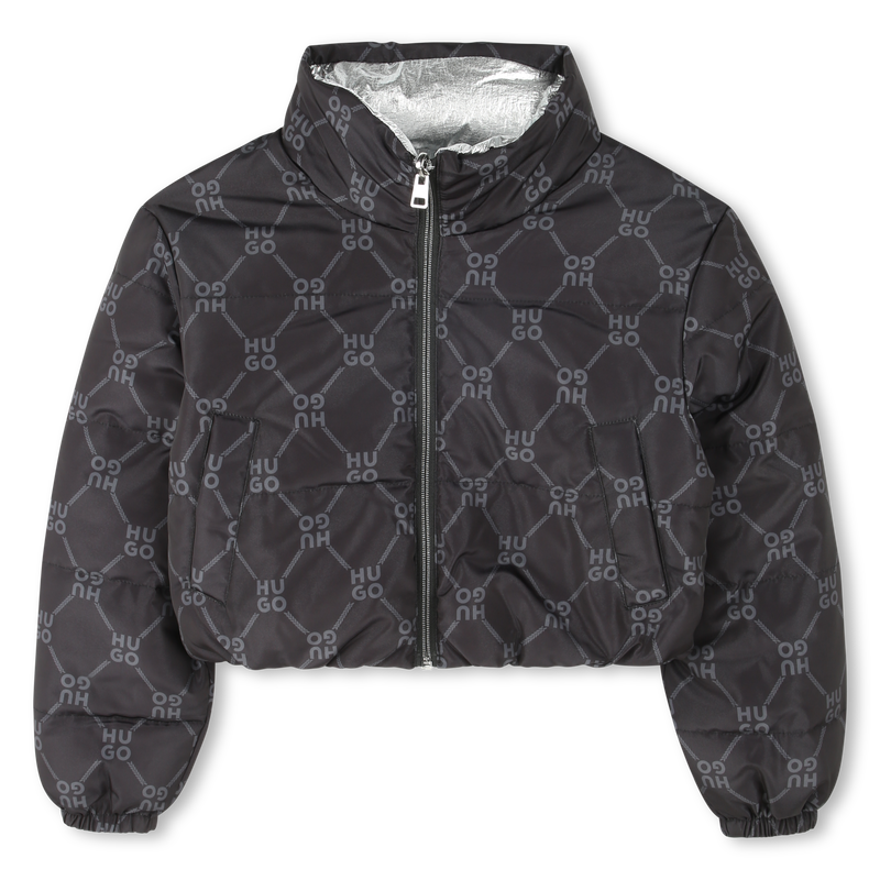 Plum&iacute;fero corto reversible HUGO 
                        NI&Ntilde;A