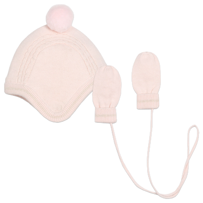 Conjunto gorro y manoplas CARREMENT BEAU NI&Ntilde;A