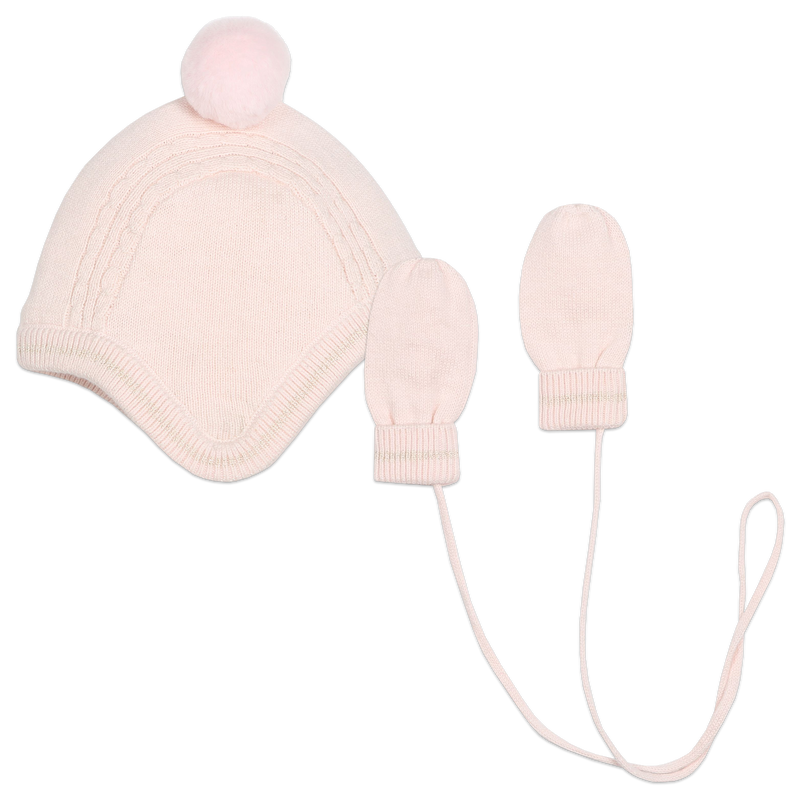 Conjunto gorro y manoplas CARREMENT BEAU 
                        NI&Ntilde;A